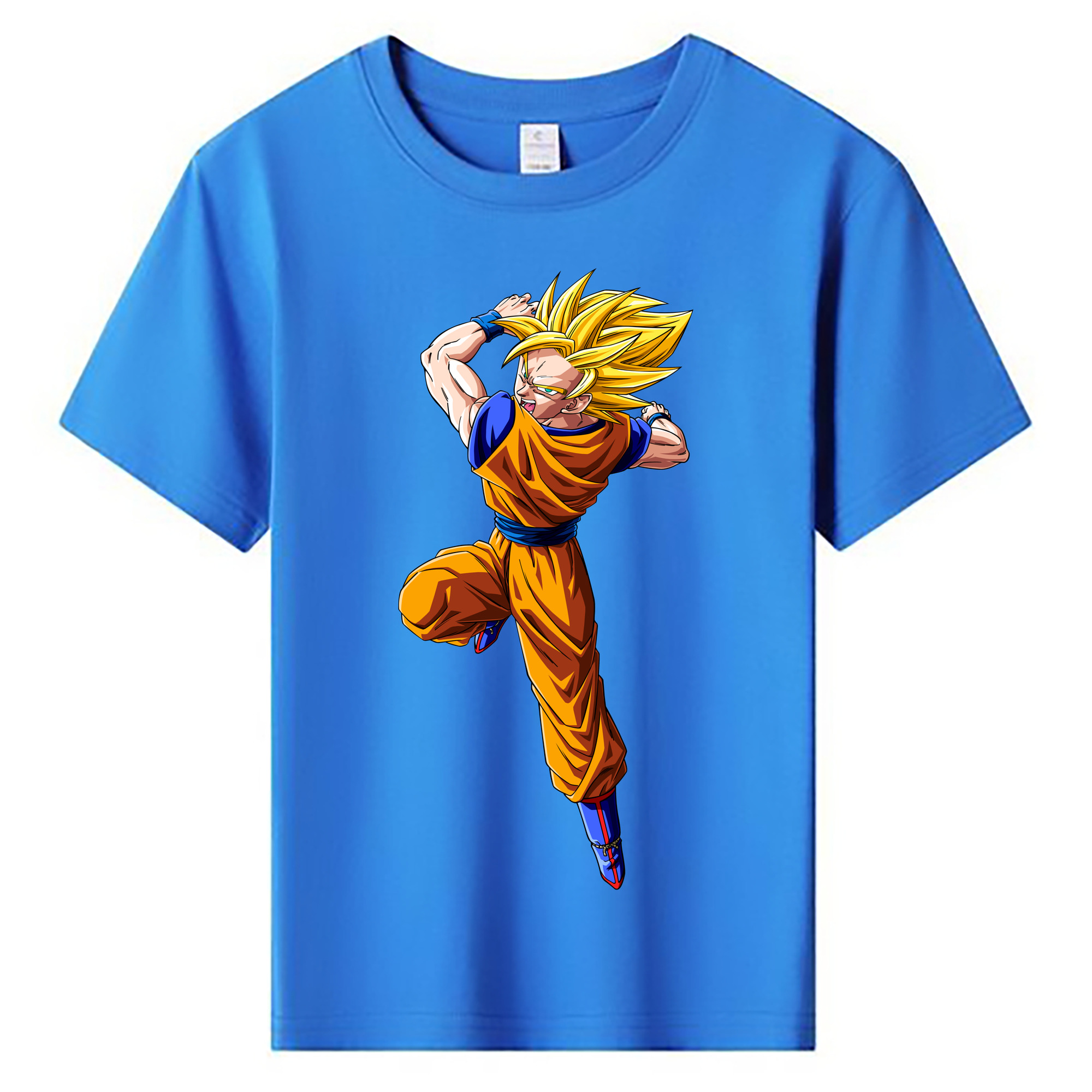 （画像用） ドラゴンボール 孫悟空（そん ごくう）Son Goku カカロット DRAGON BALL Kakarotto 綿100％キッズTシャツ（フロントプリント）
